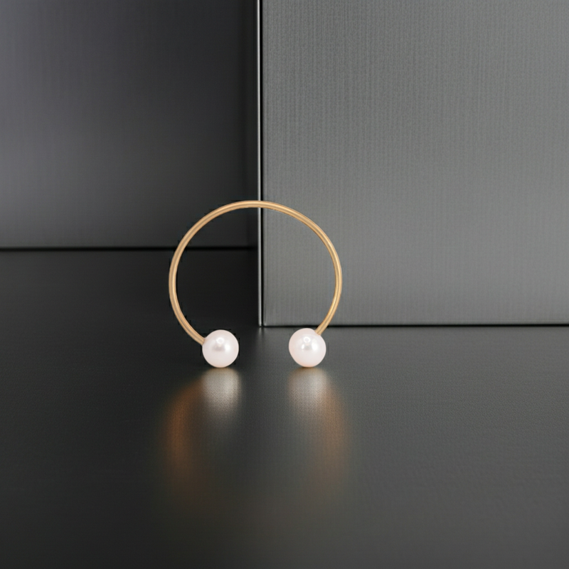 Pearl Bangle Bracelet