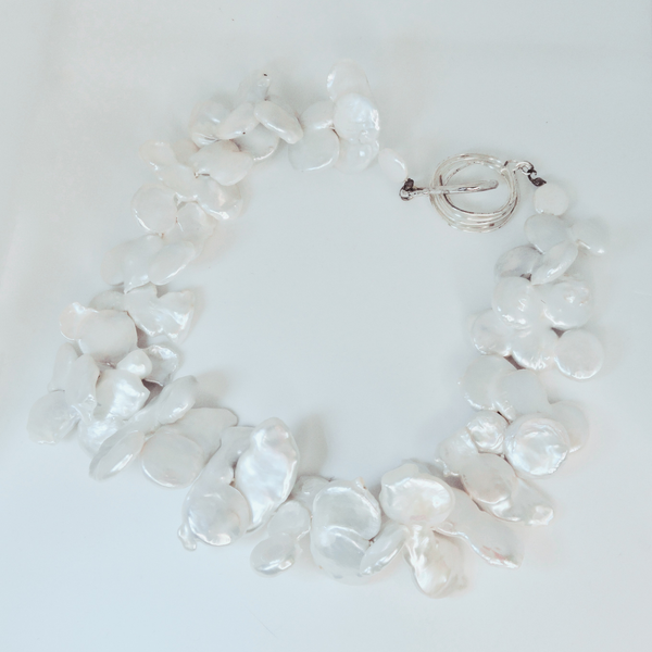 3-Coin Pearl Necklace