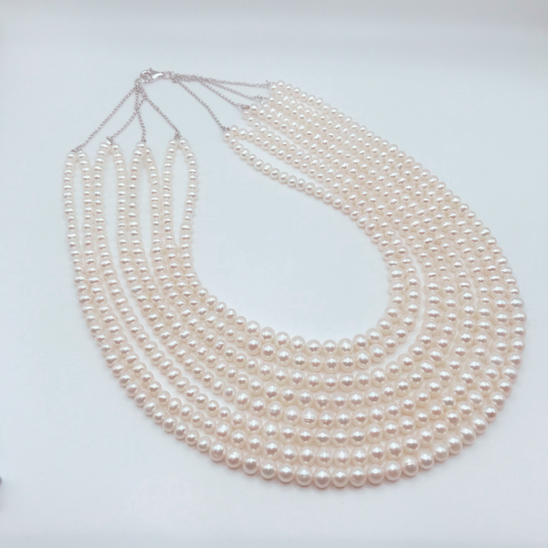 8 Strander Pearl Necklace